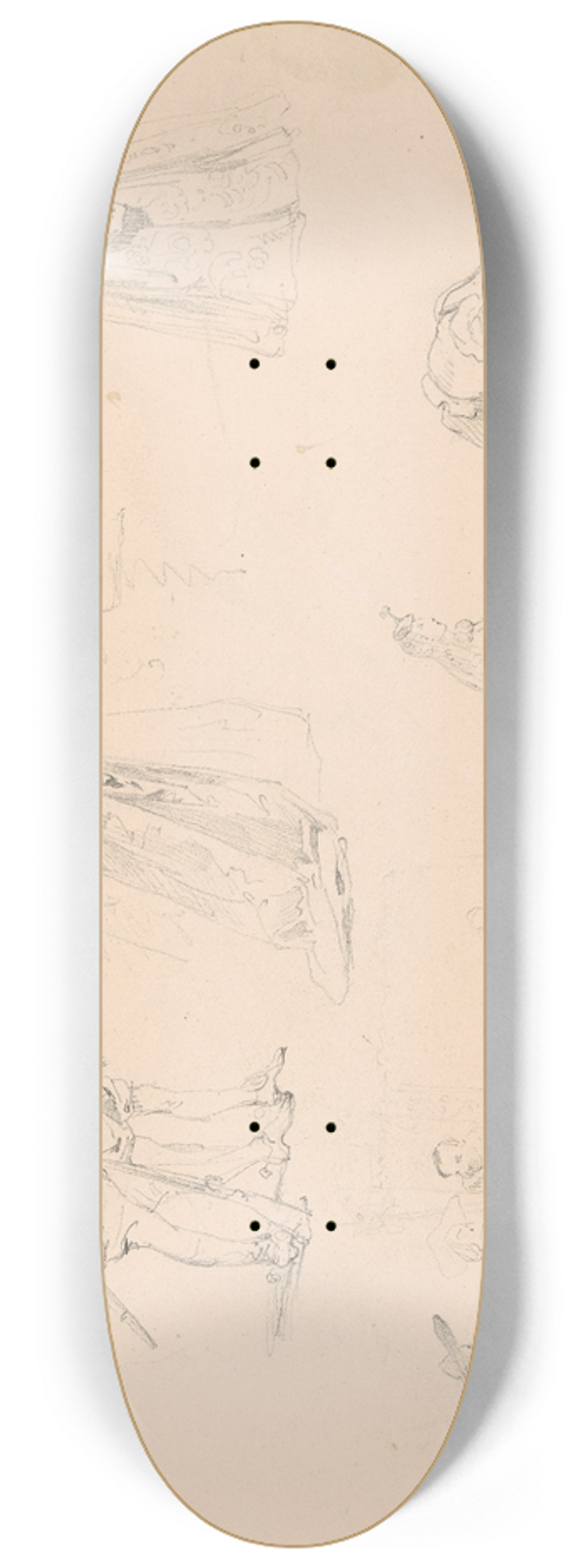 Nicaise De Keyser - Figures 8.25 inch art skate deck