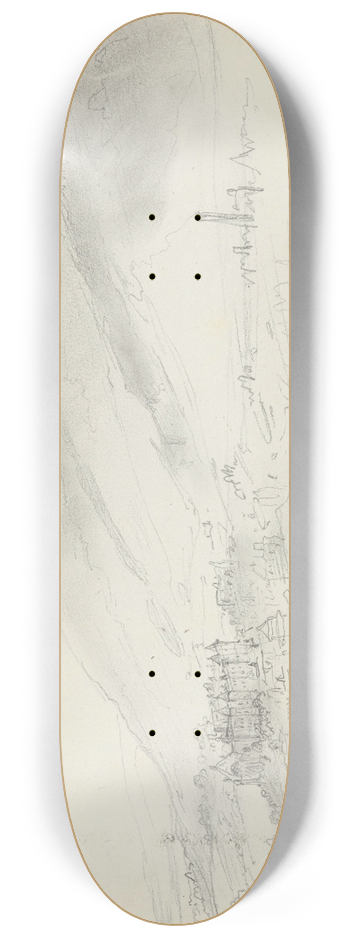 Nicaise De Keyser - Holyrood from Calton Hill 8.25 inch art skate deck
