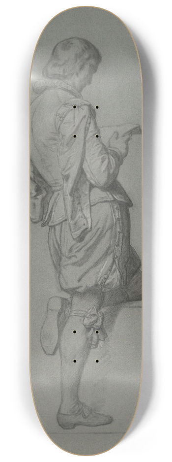 Nicaise De Keyser - The Painter Pieter Neefs I 8.25 inch art skate deck
