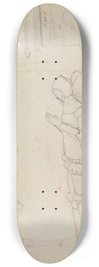 Nicaise De Keyser - Two Tombs in Westminster Abbey 8.25 inch art skate deck