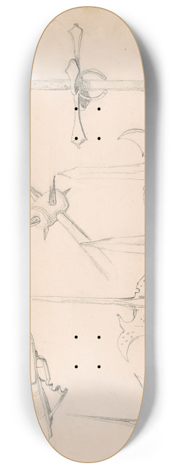 Nicaise De Keyser - Weapons 8.25 inch art skate deck