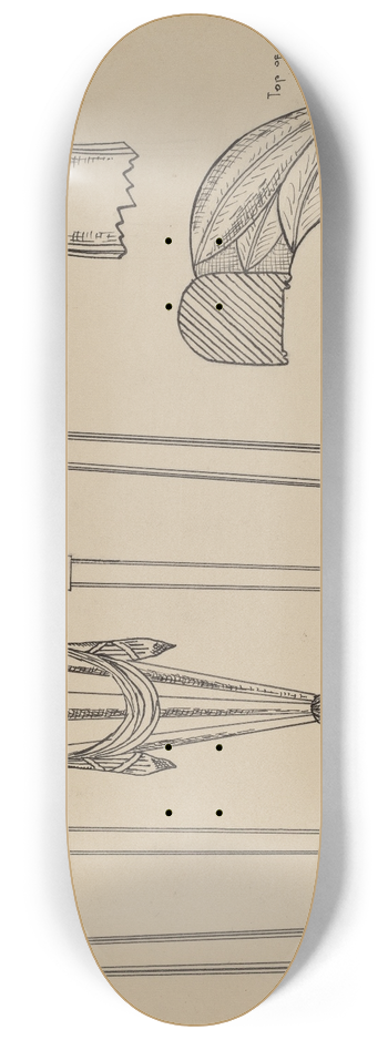 Nicholas Gorid - Armchair 8.25 inch art skate deck