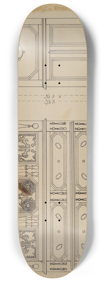 Nicholas Gorid - Chest 8.25 inch art skate deck