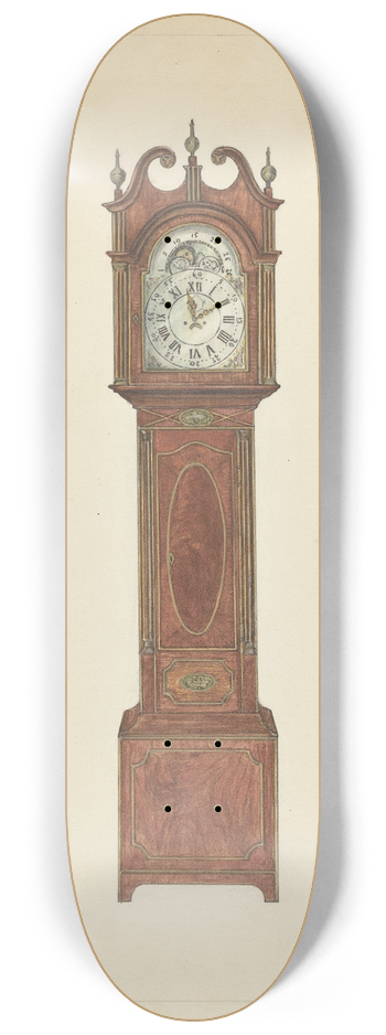 Nicholas Gorid - Grandfather Clock 8.25 inch art skate deck