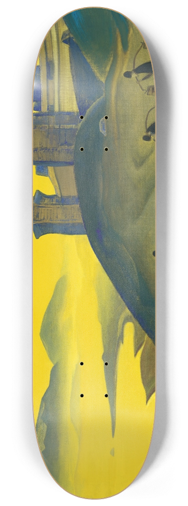 Nicholas Roerich - And We are Trying. From the Sancta Series 8.25 inch art skate deck
