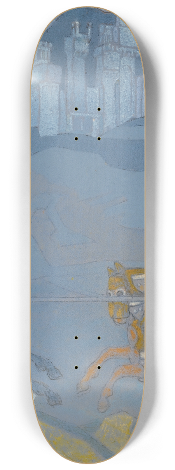 Nicholas Roerich - The Duel 8.25 inch art skate deck