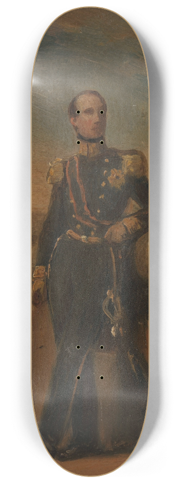 Nicolaas Pieneman - Portrait of Hendrik, Prince of the Netherlands 8.25 inch art skate deck