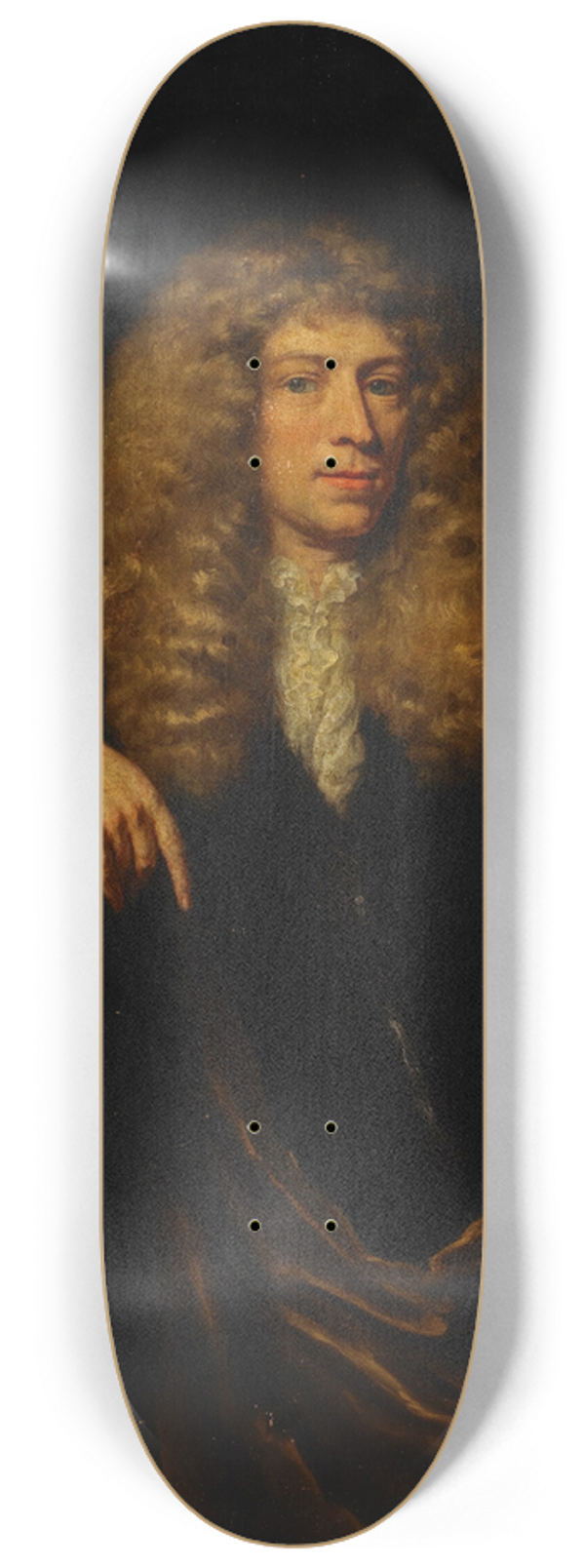 Nicolaes Maes - Portrait of a gentleman 8.25 inch art skate deck