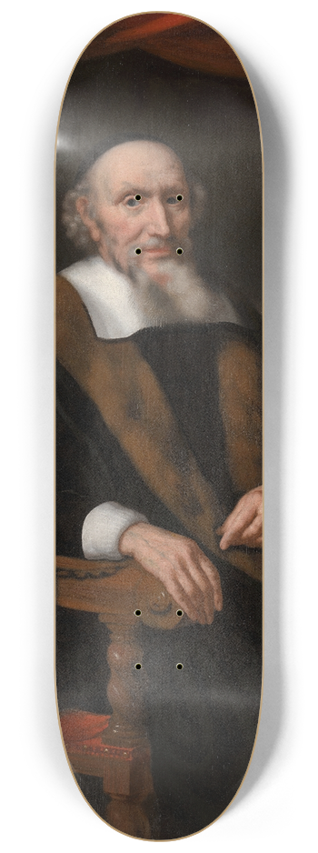 Nicolaes Maes - Portrait of Jacob Trip 8.25 inch art skate deck