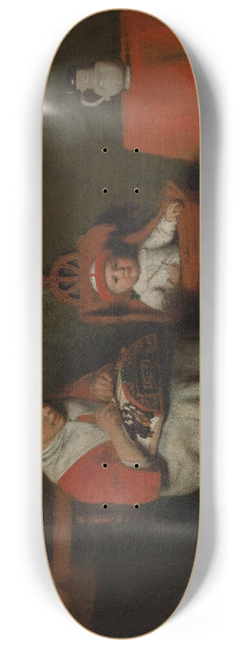 Nicolaes Maes - The Lacemaker 8.25 inch art skate deck