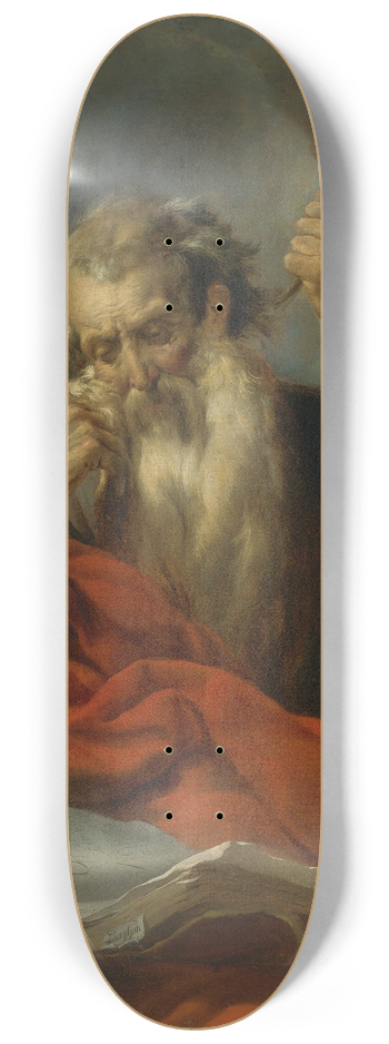 Nicolaes Pietersz. Berchem - Saint Jerome 8.25 inch art skate deck