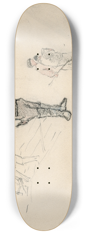 Adolf le Comte - Diverse figuurtjes 8.25 inch art skate deck