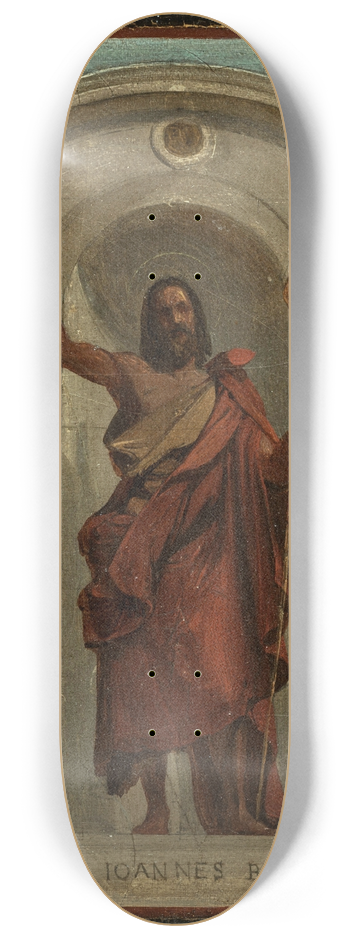 Nicolas Auguste Hesse - Saint Jean-Baptiste 8.25 inch art skate deck