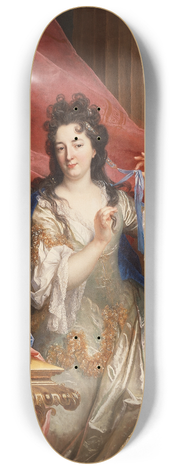 Nicolas de Largillire - Portrait of a Woman 8.25 inch art skate deck