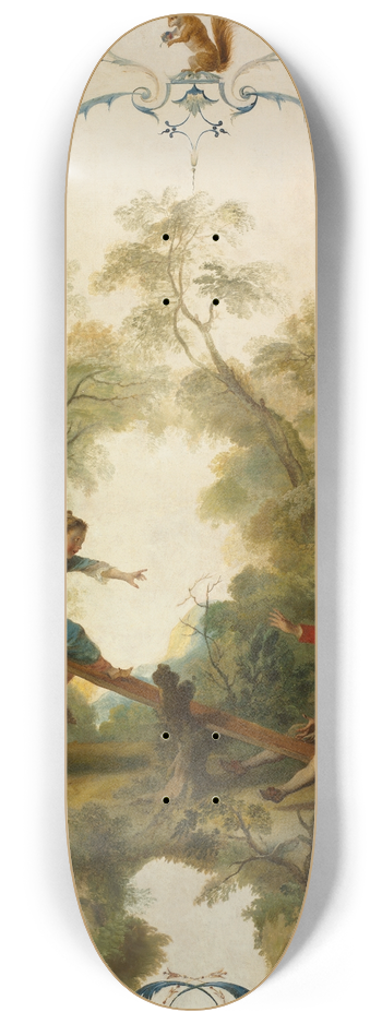 Nicolas Lancret - The See-Saw 8.25 inch art skate deck