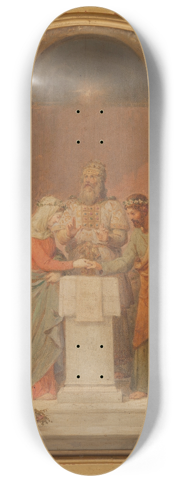 Nicolas Louis Franois Gosse - Le Mariage de la Vierge 8.25 inch art skate deck