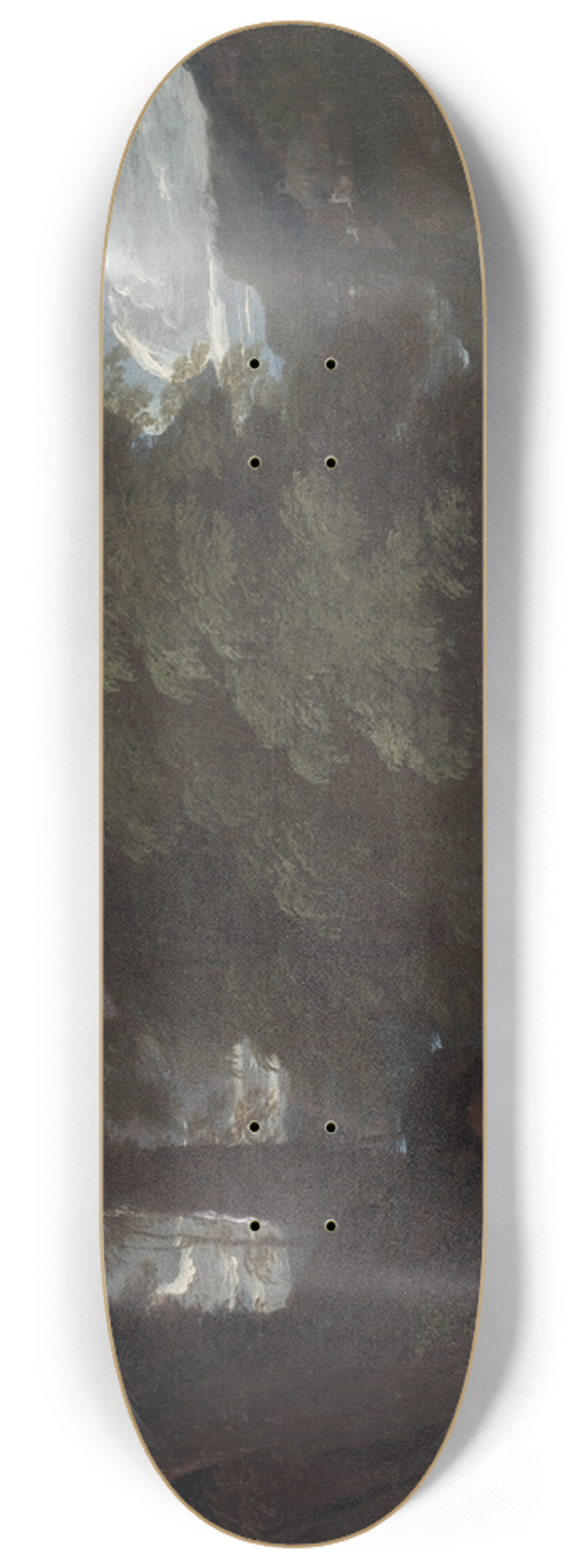 Nicolas Poussin - Nymphs and a Satyr (Amor Vincit Omnia) 8.25 inch art skate deck