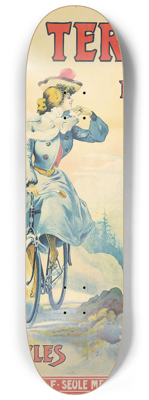Nicolas Tamagno - Cycles Motocycles 8.25 inch art skate deck