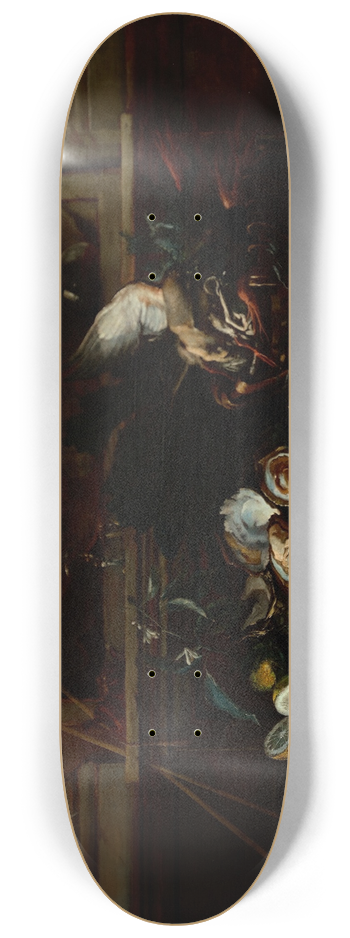Nicola van Houbraken - Still Life with Bottles and Oysters 8.25 inch art skate deck