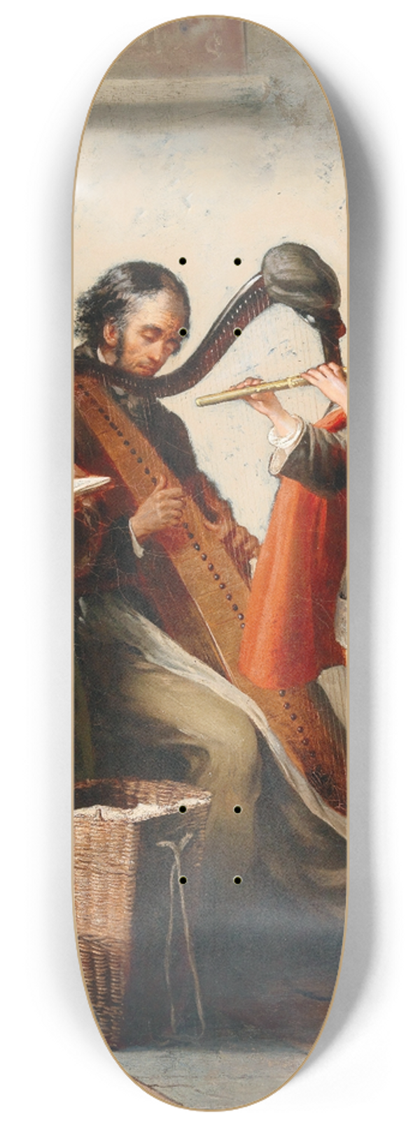 Antonin Hlperl - Street Musicians 8.25 inch art skate deck
