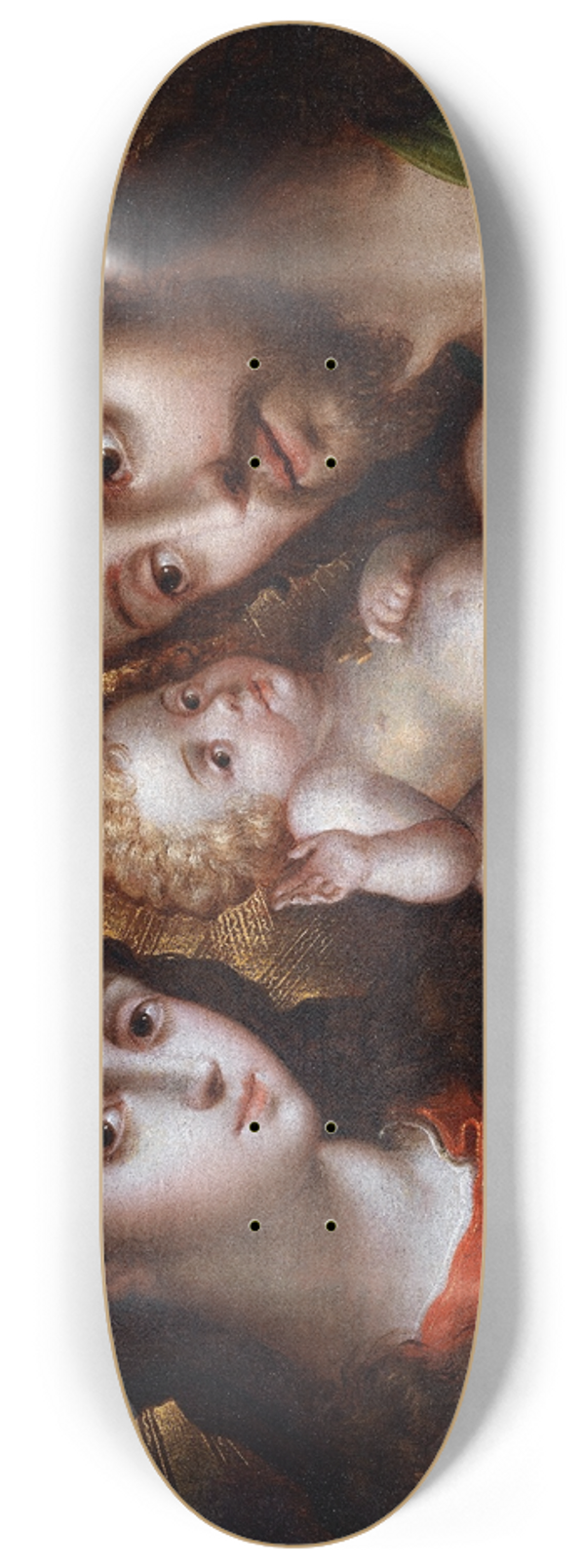 Nicols Rodrguez Jurez - The Holy Family 8.25 inch art skate deck