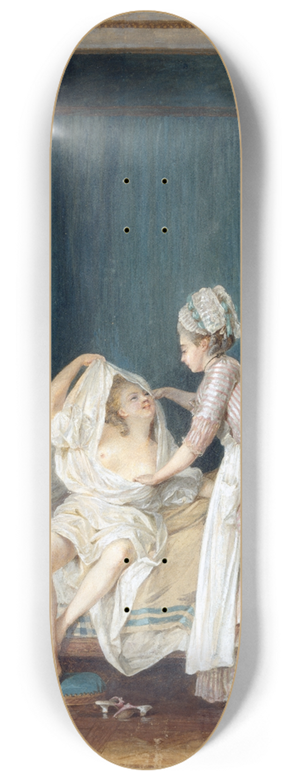 Niklas Lafrensen - Lady Getting out of Bed 8.25 inch art skate deck