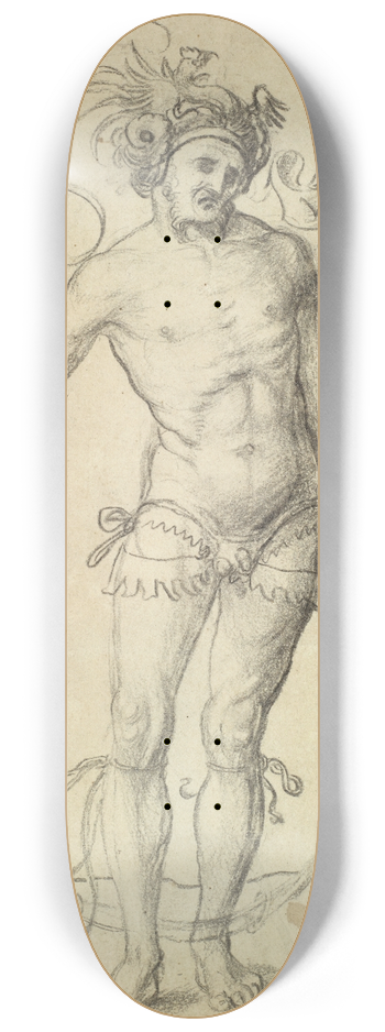 Niklaus Manuel - Der Hahnrei 8.25 inch art skate deck