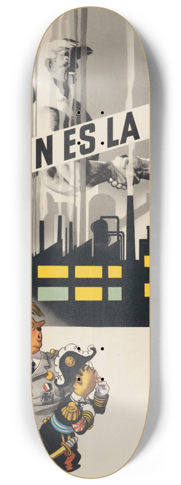 Antonio Arias Bernal - La Unin es la Fuerza 8.25 inch art skate deck