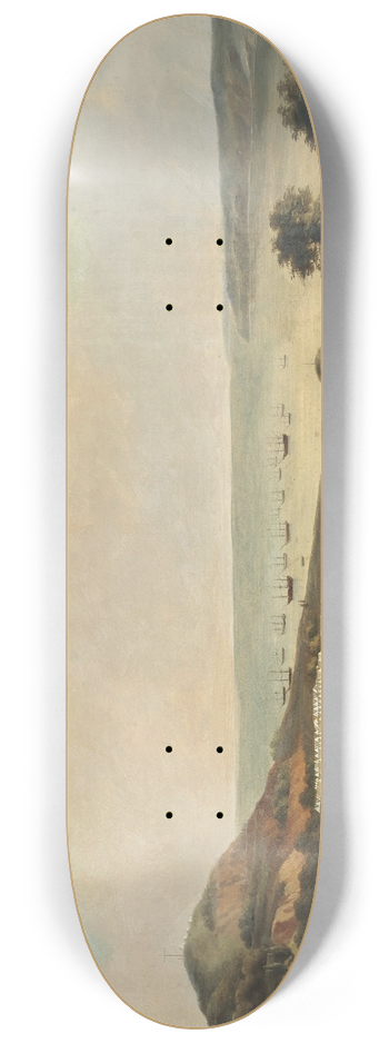 Nikolay Sauerweid - Militrlager in der Bucht von Sewastopol whrend des Trkisch-Russischen Krieges (1853 bis 1856) auf der Halbinsel Krim 8.25 inch art skate deck