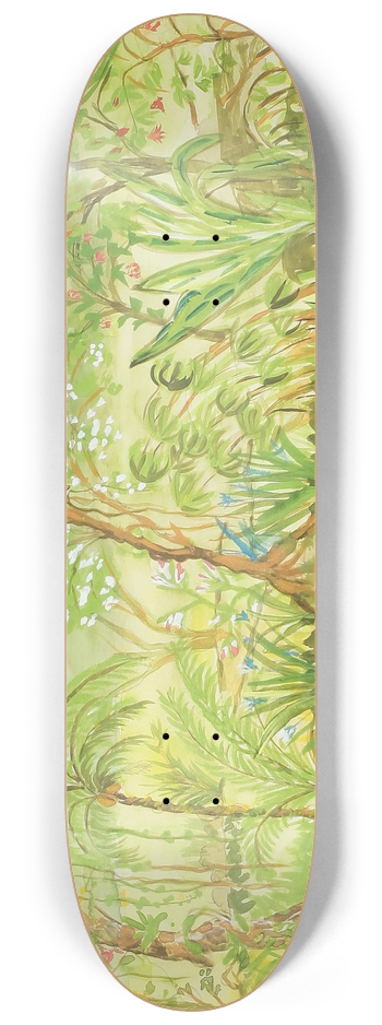 Nils Dardel - Exotiskt landskap 8.25 inch art skate deck