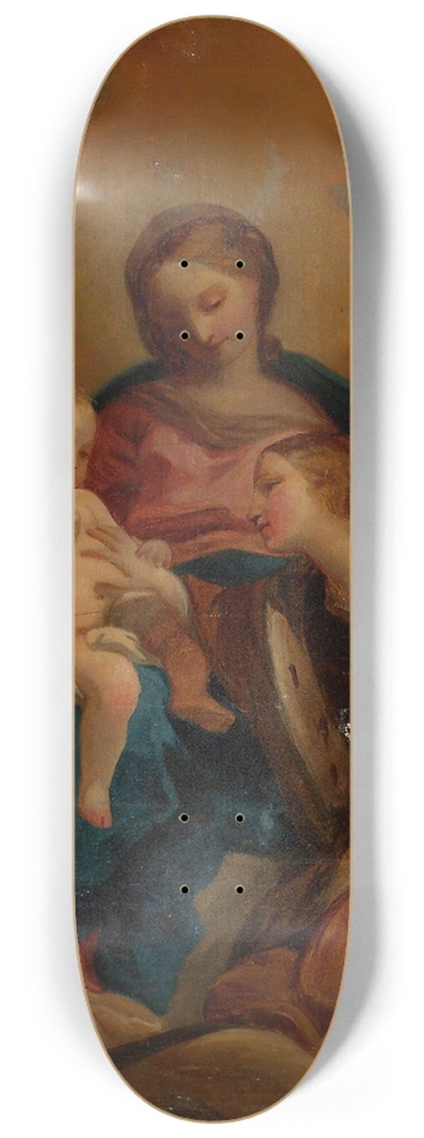 Nils Jakob Olsson Blommr - The Mystical Marriage Of Saint Catherine 8.25 inch art skate deck