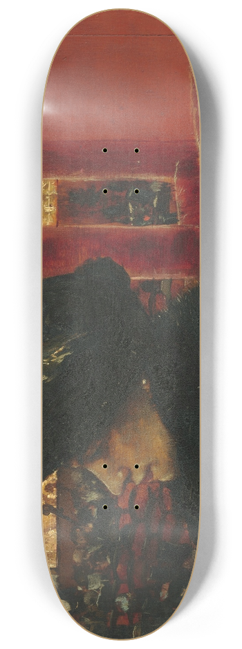 Norbert Goeneutte - At the theatre 8.25 inch art skate deck