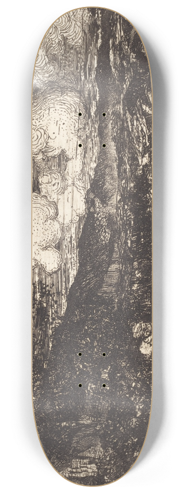 Odilon Redon - Cavalier Galopant (Galloping Horseman) 8.25 inch art skate deck