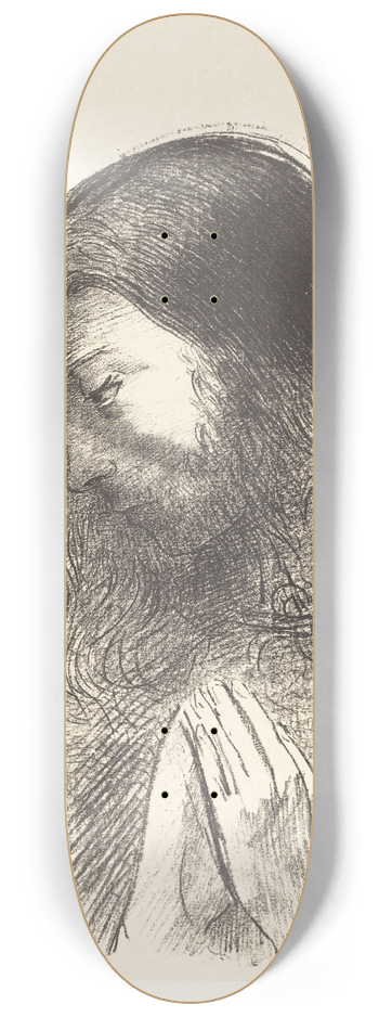 Odilon Redon - Cest moi, Jean, qui ai vu et qui ai oie ces choses (And I John saw these things and heard them 8.25 inch art skate deck