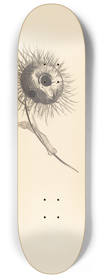Odilon Redon - Cul-de-Lampe 8.25 inch art skate deck