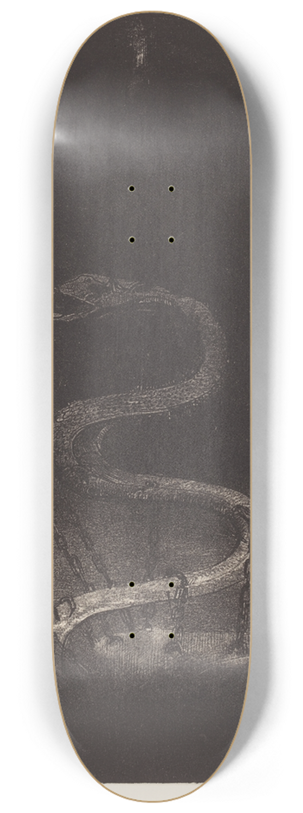 Odilon Redon - Et le lia pour mille ans (And bound him a thousand years) 8.25 inch art skate deck