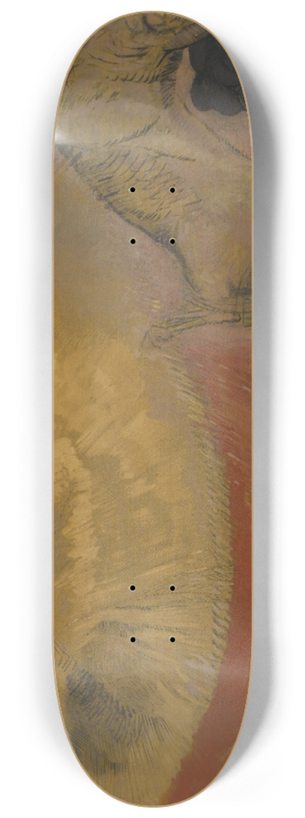 Odilon Redon - Le monde des chimres 8.25 inch art skate deck