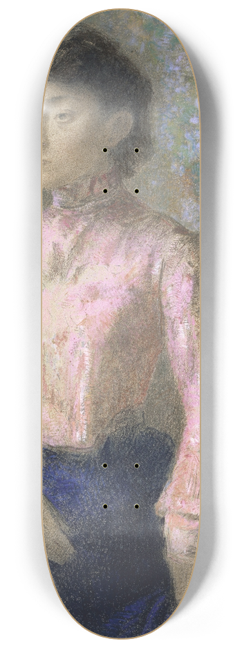Odilon Redon - Portrait of Miss Jeanne Chane 8.25 inch art skate deck