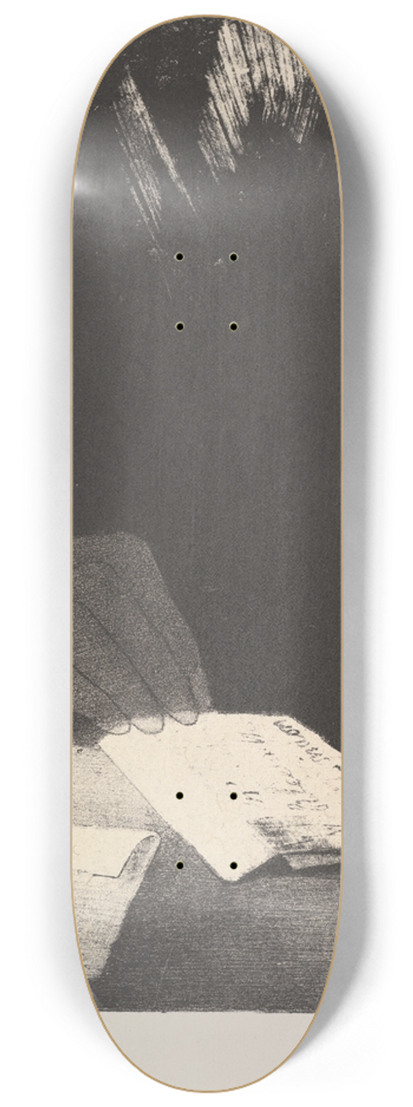 Odilon Redon - To all appearances, it was a hand of flesh and blood just like my own 8.25 inch art skate deck