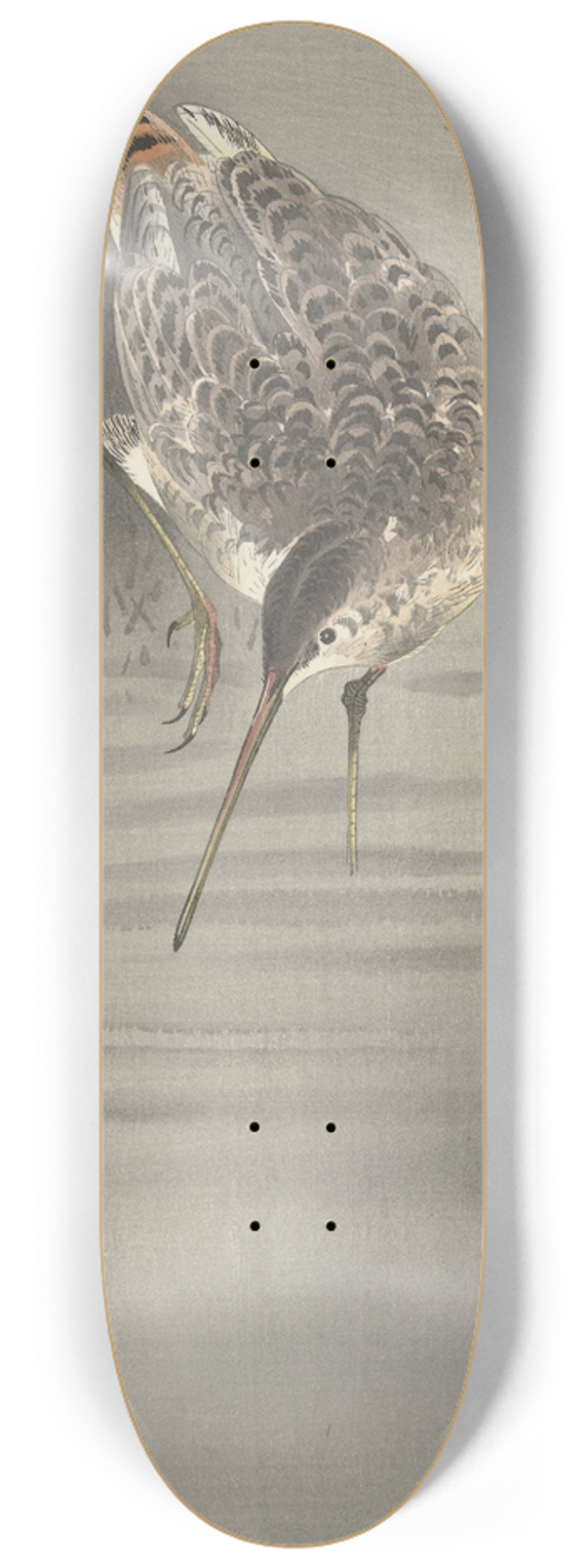 Ohara Koson - Snip in water 8.25 inch art skate deck