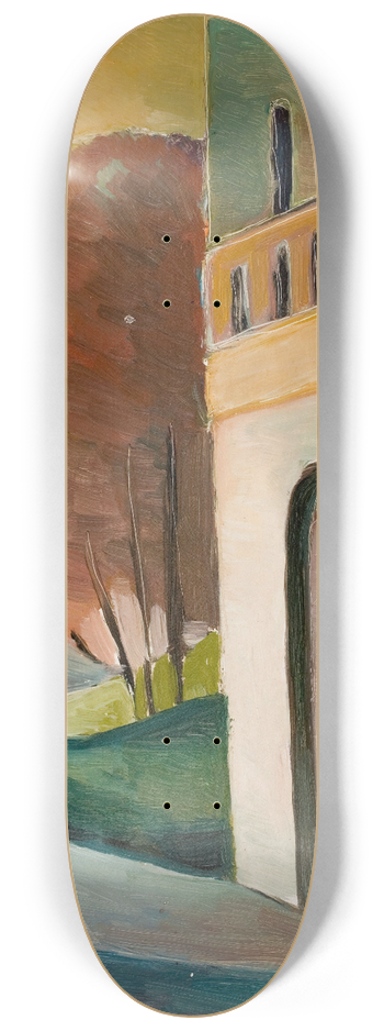 Ole Kandelin - At a Palace Gate 8.25 inch art skate deck