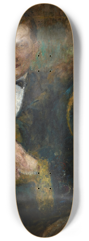 Olga Boznanska - Portrait of Mrs and Mr Smogorzewski 8.25 inch art skate deck