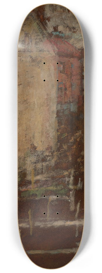 Olga Boznanska - Sketch of a Landscape 8.25 inch art skate deck