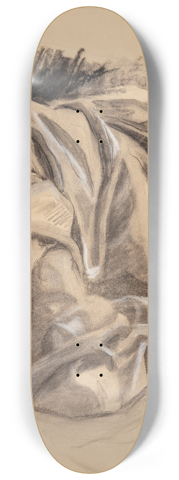 Oluf Hartmann - Draperistudie 2 8.25 inch art skate deck