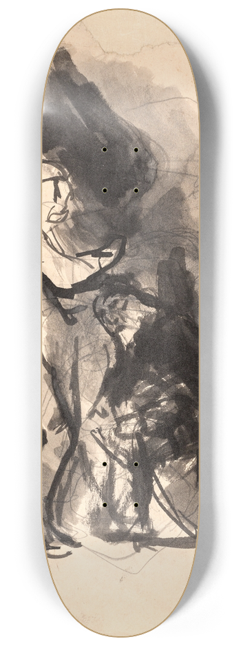 Oluf Hartmann - Studie til Ddalus og Ikarus 8.25 inch art skate deck