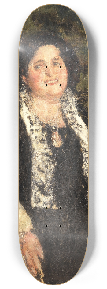 Antonio Mancini - Portrait of a lady 8.25 inch art skate deck