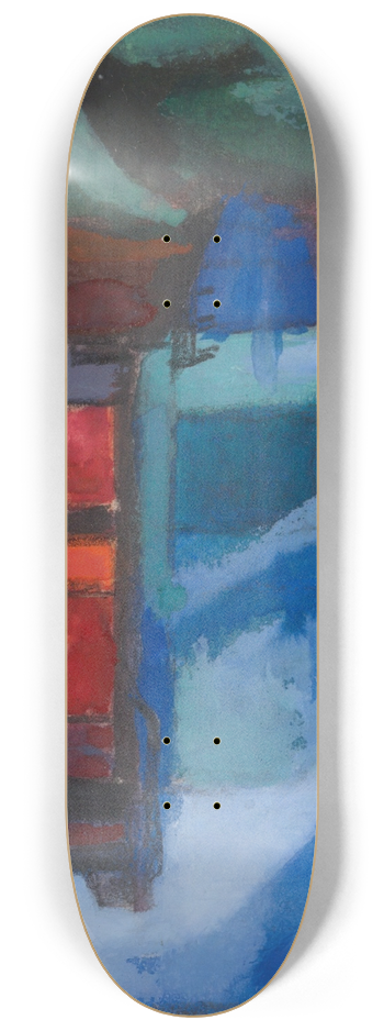 Oscar Bluemner - Early Spring, PassaicValley 8.25 inch art skate deck