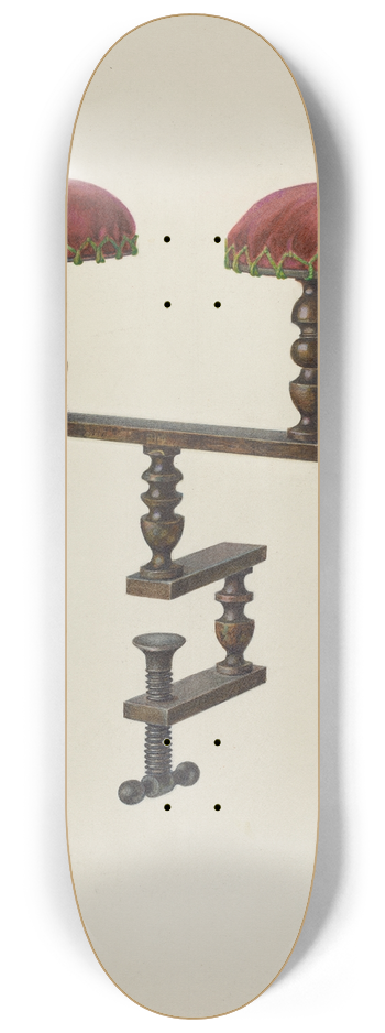 Oscar Bluhme - Twin Sewing Bird 8.25 inch art skate deck