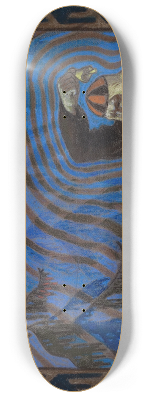 Oskar Kallis - Kalevipoeg kellukesega 8.25 inch art skate deck