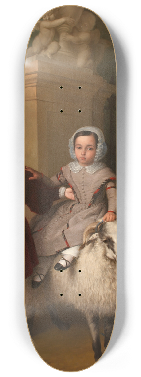 Antonio Mara Esquivel - Children playing with a ram 8.25 inch art skate deck